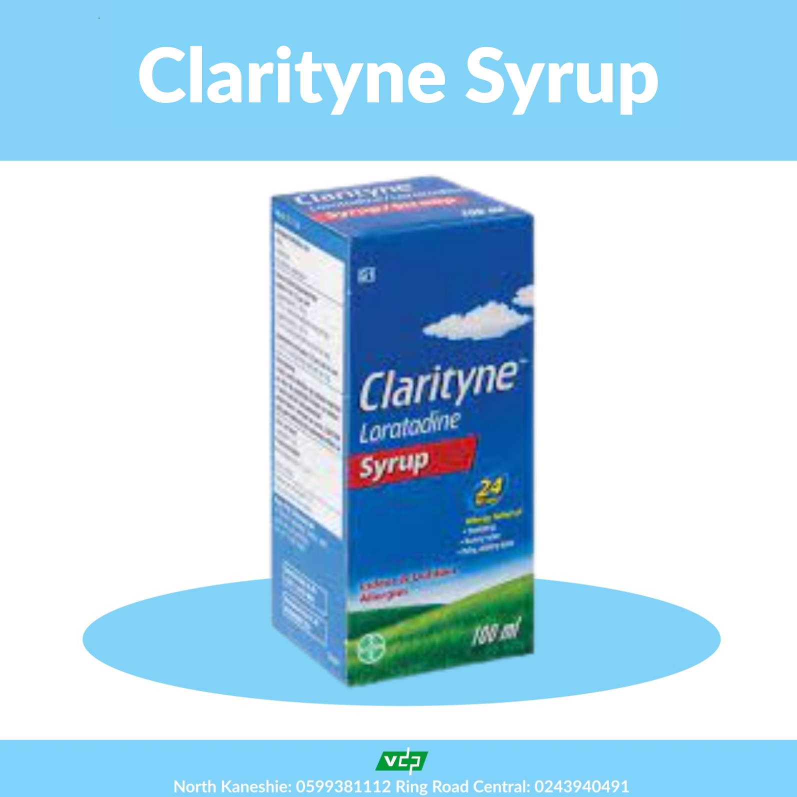 clarityne loratadine syrup in Accra
